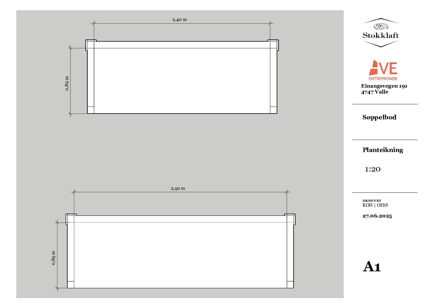 Layout Søppelbod planteikning a1